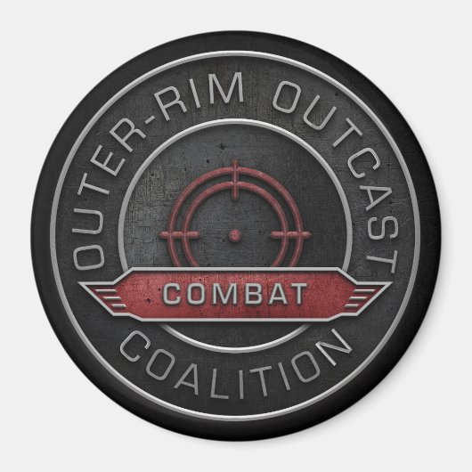 Buitenrand Outcast Combat Division Magnet (Voorkant)