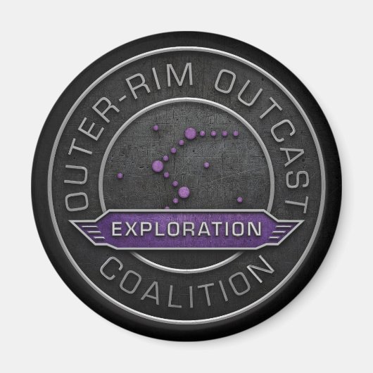 Buitenrand Outcast Exploration Division Magnet (Voorkant)