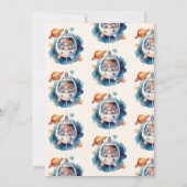 BuitenruimBaby shower Houston We hebben een jongen Kaart (Achterkant)