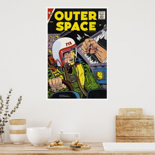 Buitenruimte #18 (1958) poster (Keuken)