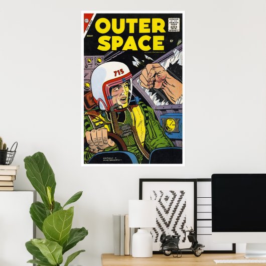 Buitenruimte #18 (1958) poster (Thuiskantoor)