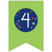 Buitenruimte 3 2 1 Blast Off Banner (Tweede vlag)