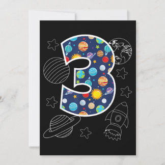 Buitenruimte 3 jaar oud 3e verjaardag jongens Gir Save The Date