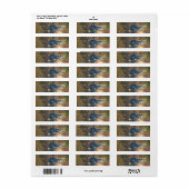 Buitenruimte Abstract schilderen, label (Full Sheet)
