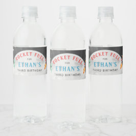 Buitenruimte Alien Birthday Water Fleslabels Waterfles Etiket