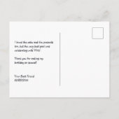 Buitenruimte Alien Geachte Kinderen Dank u Briefka Briefkaart (Achterkant)