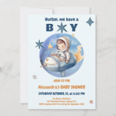 Buitenruimte Baby Jongen Douche Kaart (Voorkant)