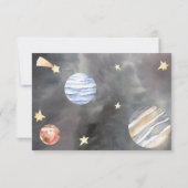 Buitenruimte-Baby shower - Hartelijk dank Kaart (Achterkant)