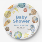 Buitenruimte Baby shower Papieren Bordje (Voorkant)