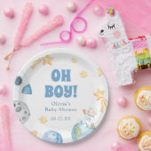 Buitenruimte Baby shower Papieren Bordje (Feest)