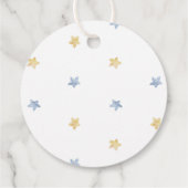 Buitenruimte Baby shower Ronde Sticker Bedankjes Labels (Achterkant)