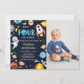 Buitenruimte Bereik VIER de sterren 4e verjaardag  Kaart (Voorkant)