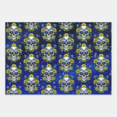 Buitenruimte buitenaardse buitenaardse buitenaards inpakpapier vel (Voorkant 2)