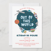 Buitenruimte Buitengewone Verjaardagsfeestje Kaart (Voorkant)