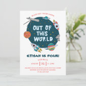 Buitenruimte Buitengewone Verjaardagsfeestje Kaart (Staand voorkant)