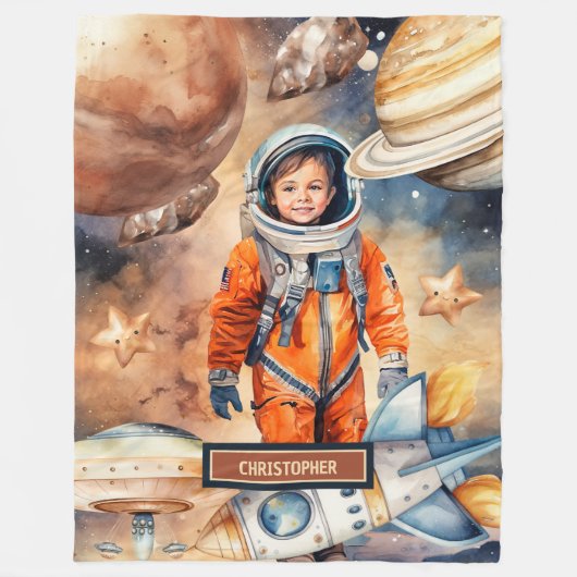 Buitenruimte Deken Gepersonaliseerde Gift Young Bo (Voorkant)