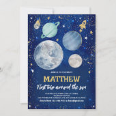 Buitenruimte eerste verjaardag kaart (Voorkant)