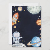 Buitenruimte eerste verjaardag kaart (Achterkant)