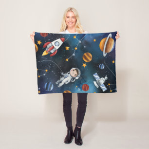 Buitenruimte en ruimte man fleece deken