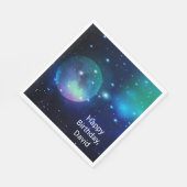 Buitenruimte en sterretagne servet (Hoek)