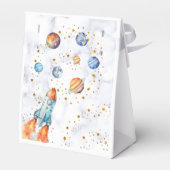 Buitenruimte Galaxy Planeten Zonnestelsel Verjaard Bedankdoosjes (Achterkant)