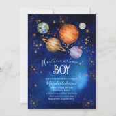 Buitenruimte Galaxy Sterrenstelsel baby shower wat Kaart (Voorkant)