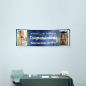 Buitenruimte gefeliciteerd Afstuderen Foto Spandoek (Beurs)