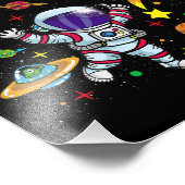 Buitenruimte Gift for Sci Fi Kinder- Boys & Girls  Foto Afdruk (Hoek)