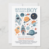 Buitenruimte Houston We hebben een Baby shower van Kaart (Voorkant)