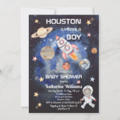 Buitenruimte Houston We hebben een Baby shower van Kaart (Voorkant)