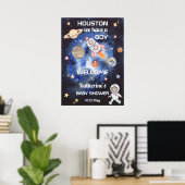 Buitenruimte Houston We hebben een padvinder Baby  Poster (Thuiskantoor)