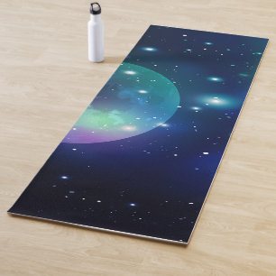 Buitenruimte met sterren yogamat