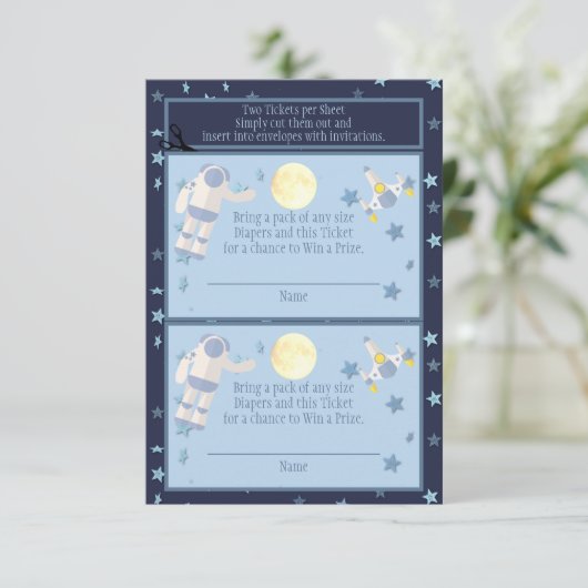 Buitenruimte Midnight Luier Raffle Informatiekaartje (Staand voorkant)