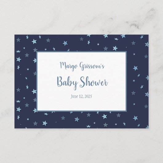 Buitenruimte Midnight Naam Suggesties | Wit Informatiekaartje (Achterkant)