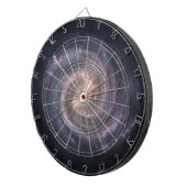 Buitenruimte nebulkmelkweg dartbord (Voorkant Rechts)