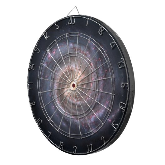 Buitenruimte nebulkmelkweg dartbord (Voorkant Rechts)