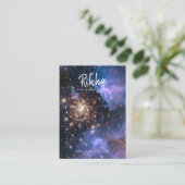 buitenruimte oorbel display Visitekaartje (Staand voorkant)