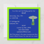 Buitenruimte op feestdag met vriendelijke buitenwe kaart (Achterkant)