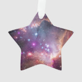 Buitenruimte Paarse Nebulae Cool Astronomy Holiday Ornament (achterkant)