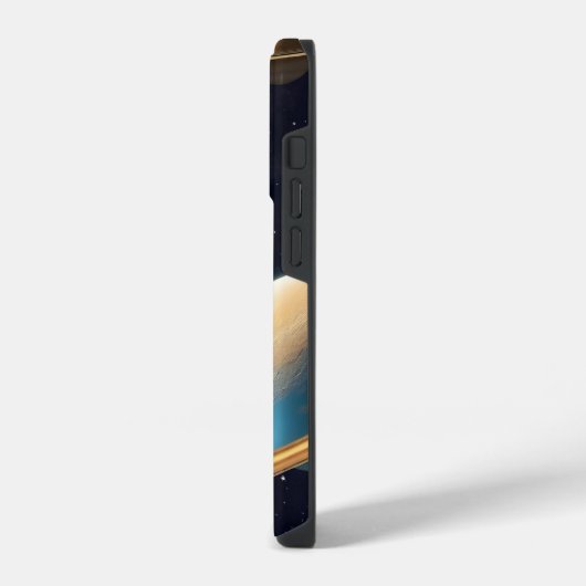 Buitenruimte Planeten 2 iPhone Hoesje (Linkerkant)