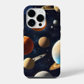 Buitenruimte Planeten 2 iPhone Hoesje (Achterkant)