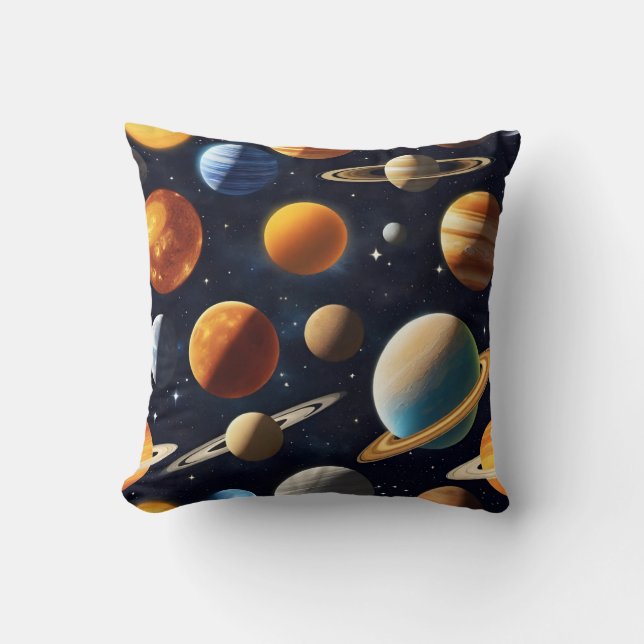 Buitenruimte Planeten 2 Kussen (Voorkant)