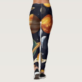 Buitenruimte Planeten 2 Leggings (Achterkant)