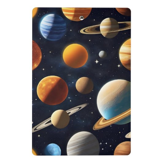Buitenruimte Planeten 2 Mini Klembord (Achterkant)