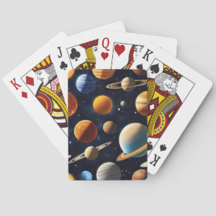 Buitenruimte Planeten 2 Pokerkaarten