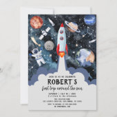 Buitenruimte Planeten Geslacht Neutraal 1e verjaar Kaart (Voorkant)