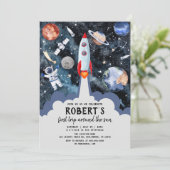 Buitenruimte Planeten Geslacht Neutraal 1e verjaar Kaart (Staand voorkant)