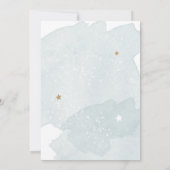 Buitenruimte Planeten Jongen Baby shower Uitnodigi Kaart (Achterkant)