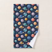 Buitenruimte Planeten Jongens Handdoek Set (Handdoek)