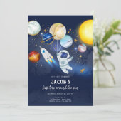 Buitenruimte Ruimtevaarder Planeet Sterrenstelsel  Kaart (Staand voorkant)